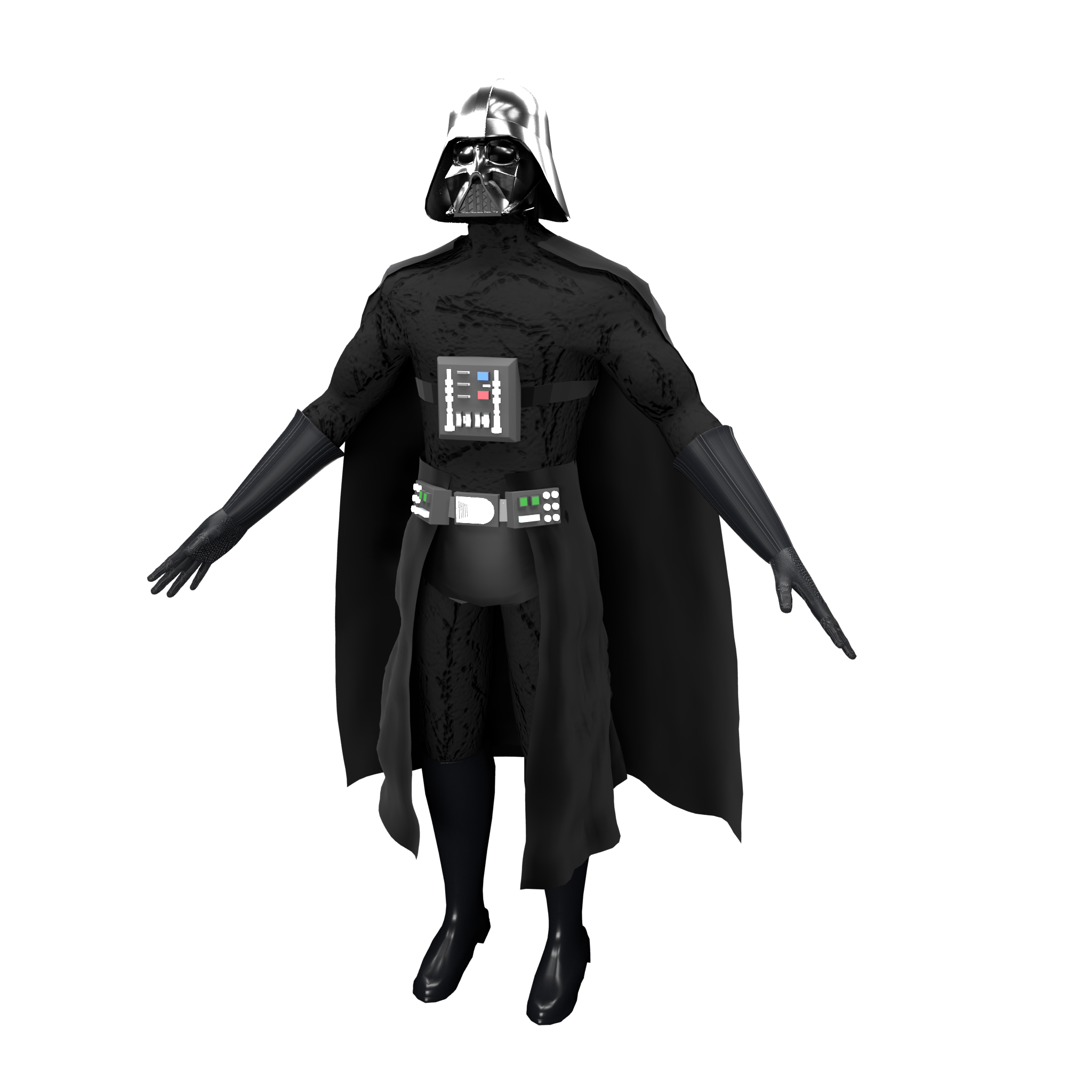 3D Computer Modeling Pic7: Darth Vader