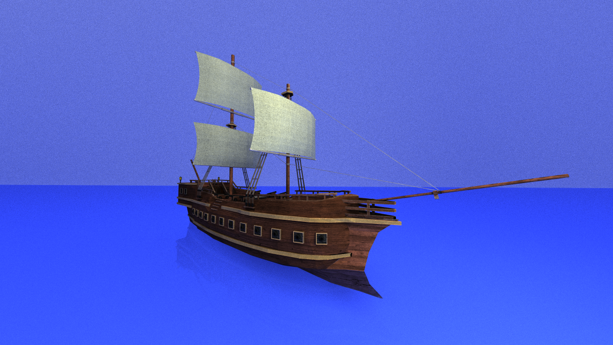 Galleon rendered pic