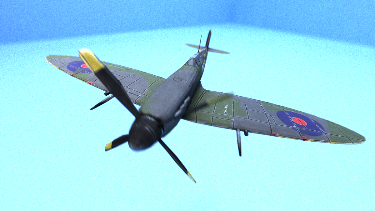 Spitfire rendered pic